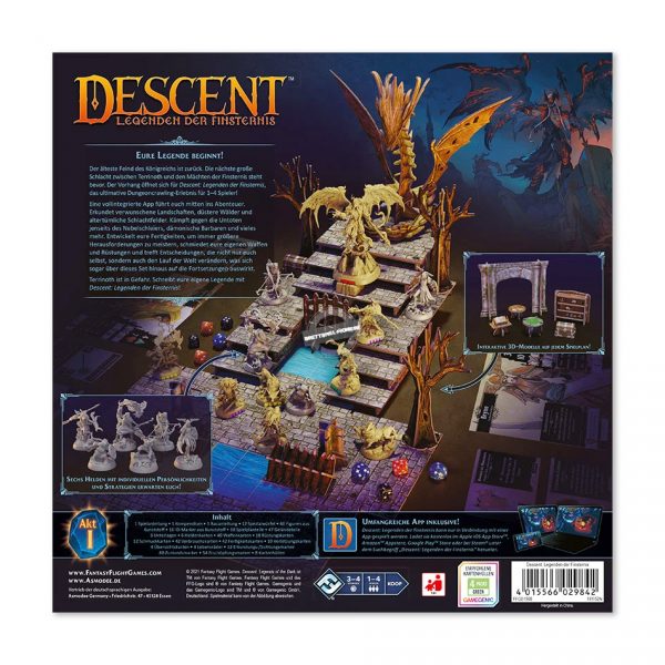 Fantasy Flight Games: Descent – Legenden der Finsternis (Deutsch)