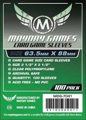 Mayday: Card Game Sleeves 63,5 x 88 mm (100 Stck) (7041)