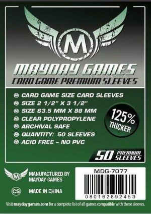 Mayday: Premium Game Card Sleeves 63,5 x 88 mm (50 Stck) (7077)