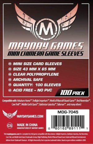 Mayday Games: Mini Chimera Card Sleeves 43 x 65 mm (100 Stck) (7045)