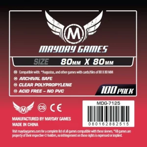Mayday Games: Medium Square Card Sleeves 80 x 80 mm (100 Stck) (7125)