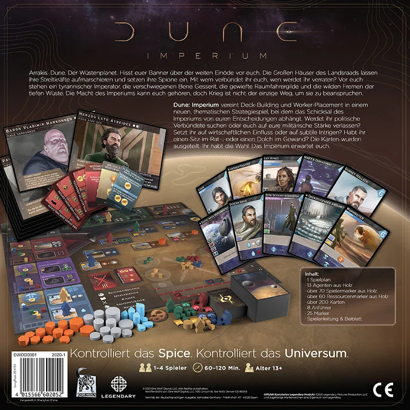 Dire Wolf Digital: Dune – Imperium – Kennerspiel des Jahres 2022 (Deutsch) (DWDD0001)