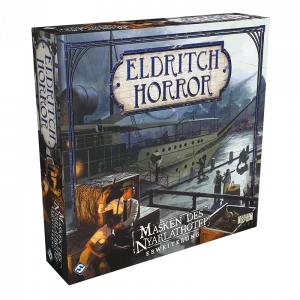 Fantasy Flight Games: Eldritch Horror – Masken des Nyarlathotep Erweiterung (Deutsch) (FFGD1030)