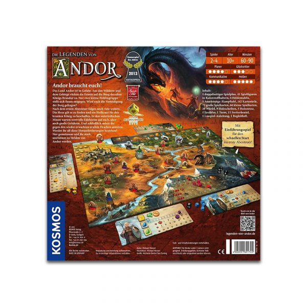 Kosmos Spiele: Die Legenden von Andor - Kennerspiel 2013