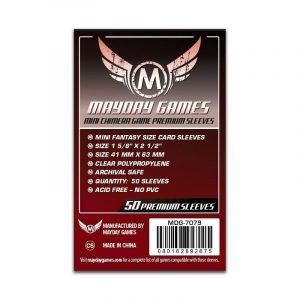 Mayday Card Game Sleeves: Premium Mini Chimera Card Sleeves: 41 x 63 mm (50 Stck.) - Mayday 7079