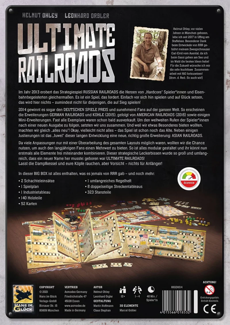 Hans im Glück: Ultimate Railroads – Die "BIG BOX" (Deutsch) (HIGD1014)