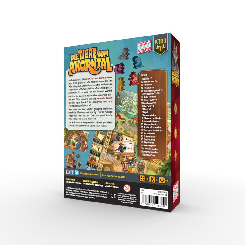 Board Game Circus: Die Tiere vom Ahorntal (DE) (1634-1268)