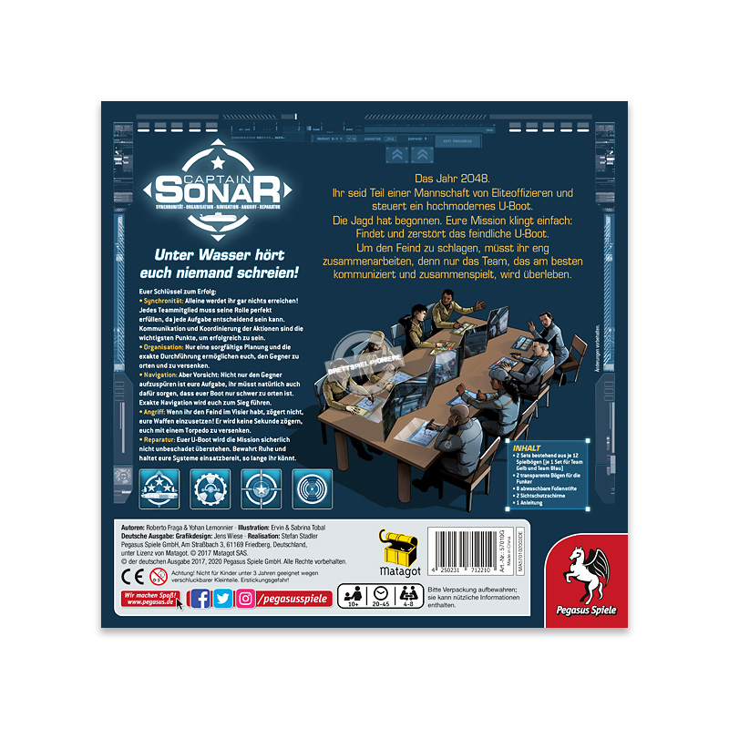 Pegasus Spiele: Captain Sonar