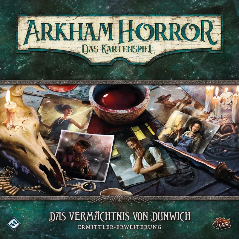 Fantasy Flight Games: Arkham Horror – Das Kartenspiel – Das Vermächtnis von Dunwich Ermittler-Erweiterung (DE) (FFGD1165)