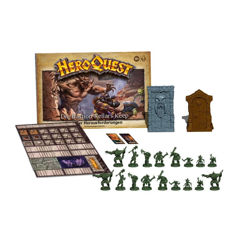 Avalon Hill / Hasbro: HeroQuest – Die Bastion Kellars Keep – Abenteuerpack (DE) (HASD0050)