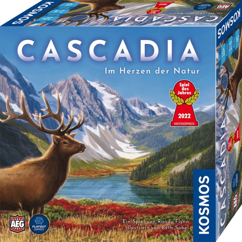 Kosmos Spiele: Cascadia – Spiel des Jahres 2022 (Deutsch) (FKS6825900)