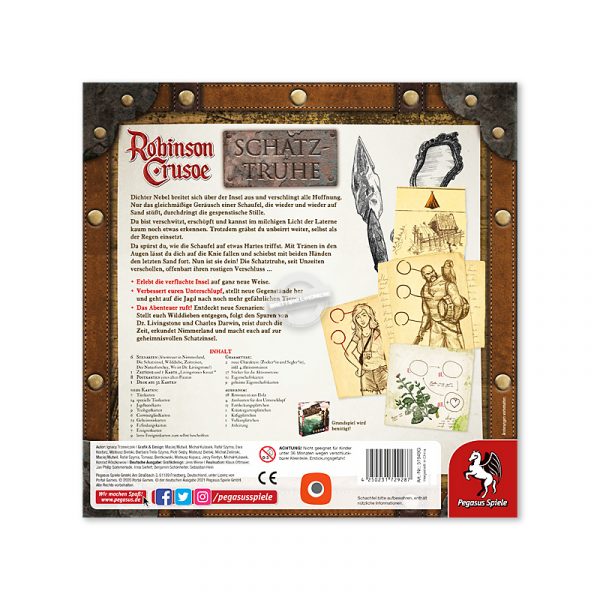 Pegasus Spiele: Robinson Crusoe - Schatztruhe (Erw.)