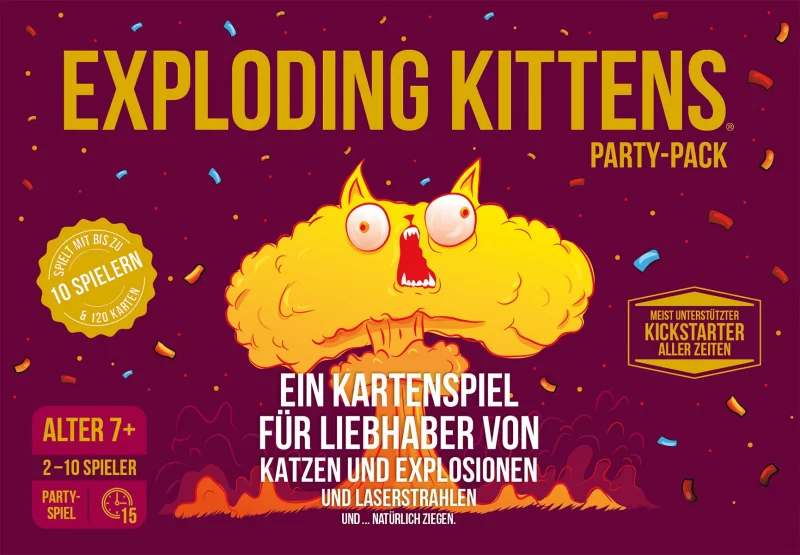 Exploding Kittens: Exploding Kittens Party-Pack (DE) (EXKD0048)