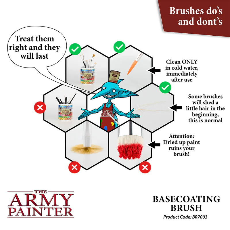 The Army Painter: Hobby Brush - Basecoating (BR7003P)