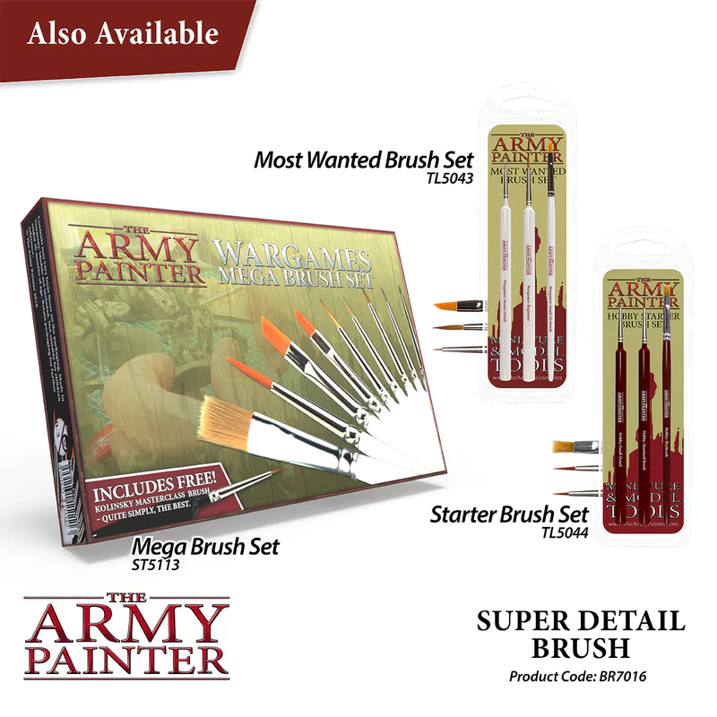 The Army Painter: Hobby Brush - Super Detail (APBR7016)