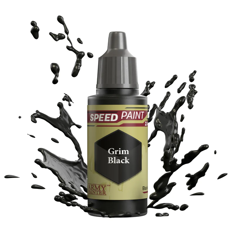 The Army Painter: Speedpaint 2.0 – Grau – Grim Black (WP2001P)