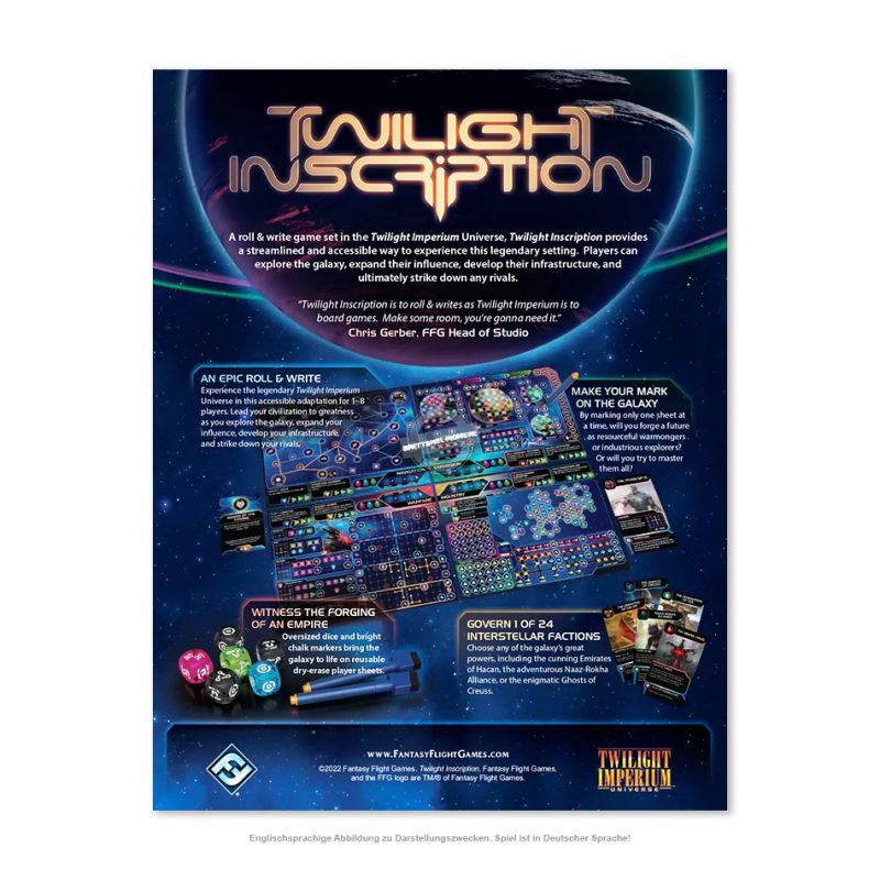 Fantasy Flight Games: Twilight Inscription