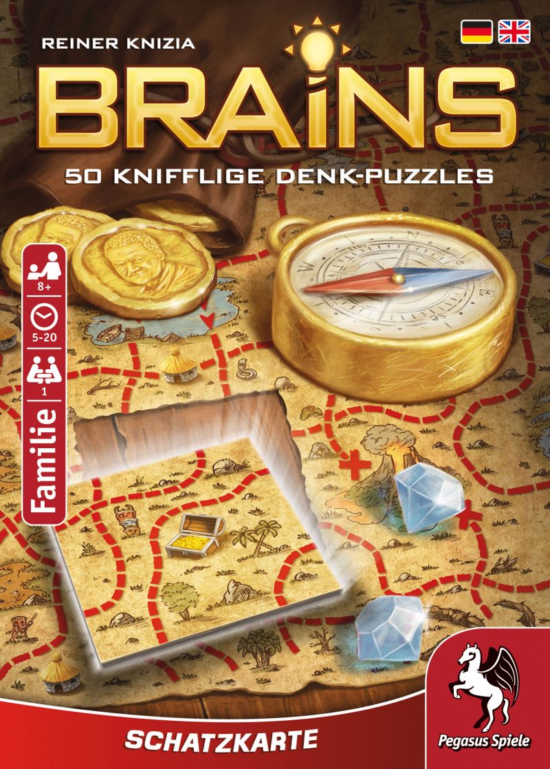 Pegasus Spiele: Brains – Schatzkarte (DE) (18131G)