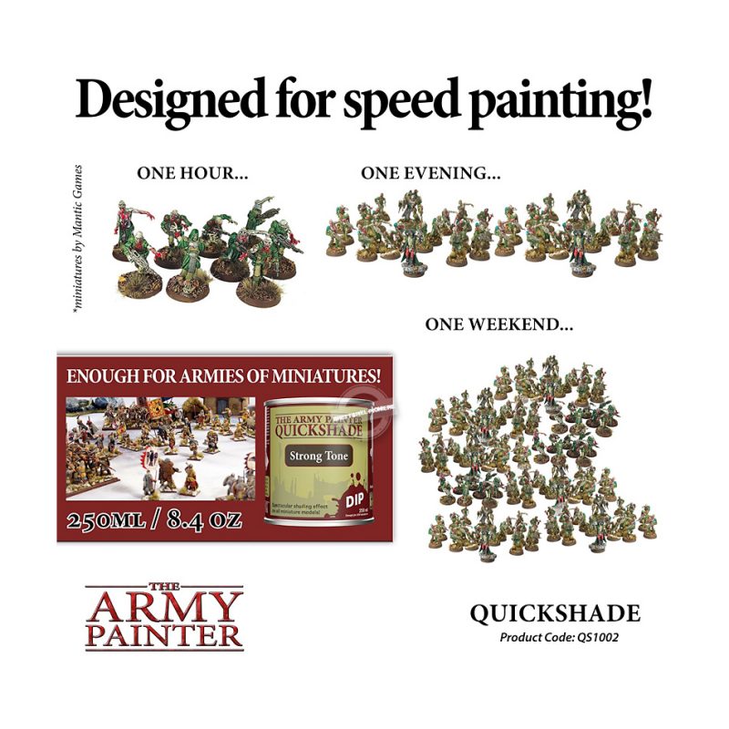 The Army Painter: Quickshade - Strong Tone 250 ml