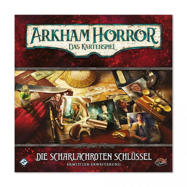 Arkham Horror: Das Kartenspiel - Die scharlachroten Schlüssel Ermittler-Erweiterung