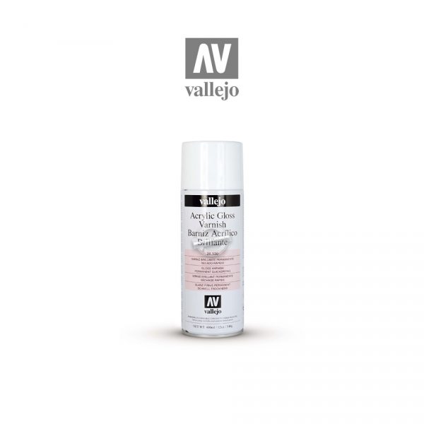 Vallejo: Premium Varnish Spray Brillante Gloss - Brillanter Glanz 400ml