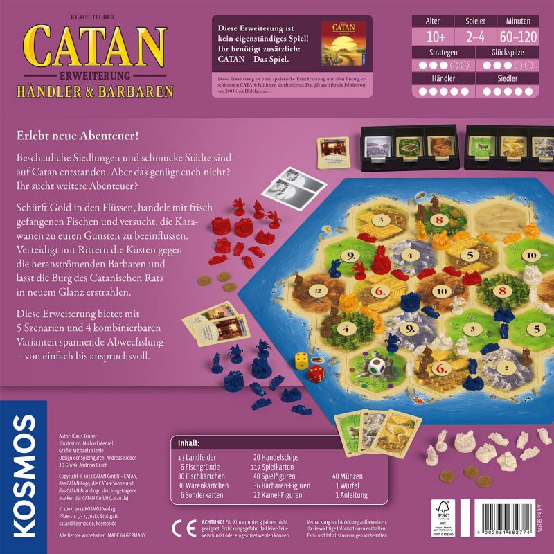 Kosmos Spiele: Catan – Händler & Barbaren Erweiterung (Deutsch) (FKS6827740)