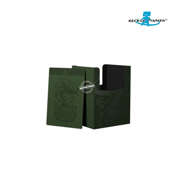 Arcane Tinmen ApS: Dragon Shield - Deck Shell 100+ Forest Green