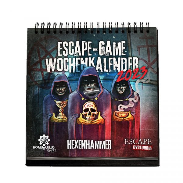 Homunculus Verlag: Exit - Game - Wochenkalender 2023 – Hexenhammer
