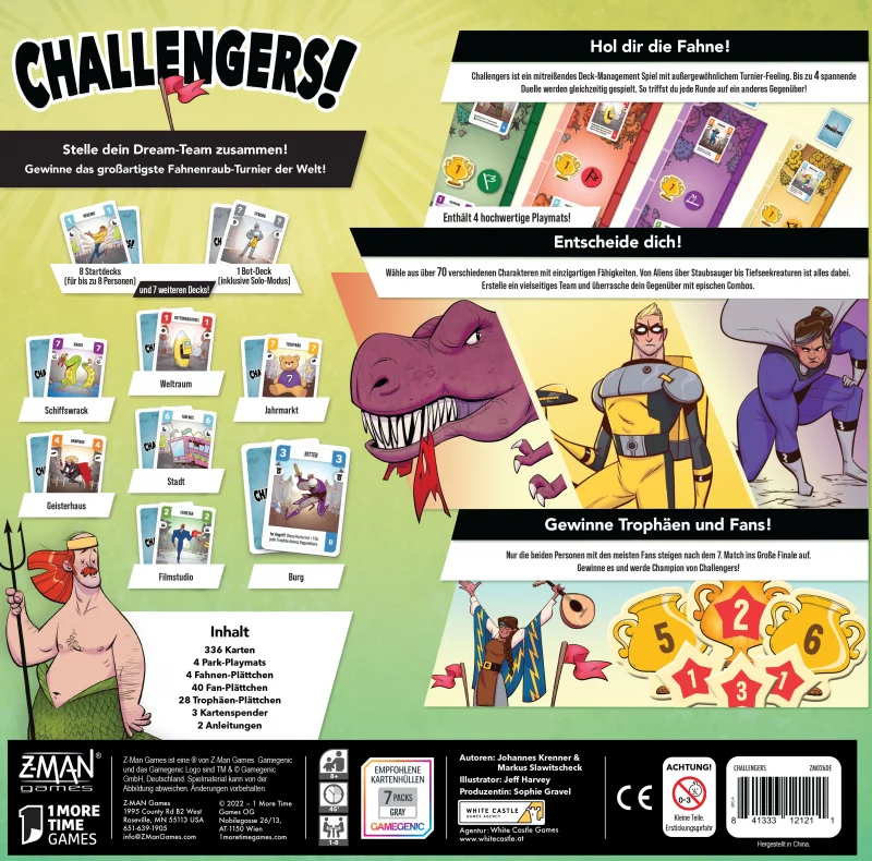 ZMan Games: Challengers! – Kennerspiel des Jahres 2023 (DE) (ZMND0028)