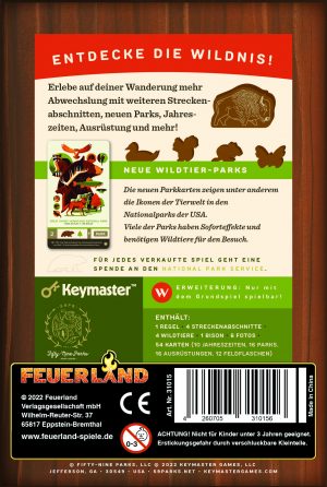 Feuerland Spiele: Parks – Wildtiere (DE) (1378-1442)