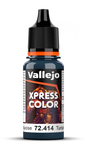 Acrylicos Vallejo: Xpress Color – Caribbean Turquoise – 18 ml (72414)