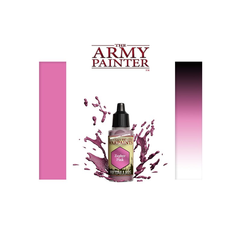 The Army Painter: WarPaints – Metallics – Zephyr Pink 18 ml