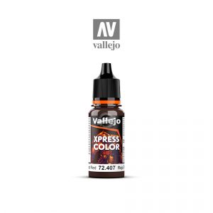 Acrylicos Vallejo: Xpress Color – Velvet Red – 18 ml (72407)