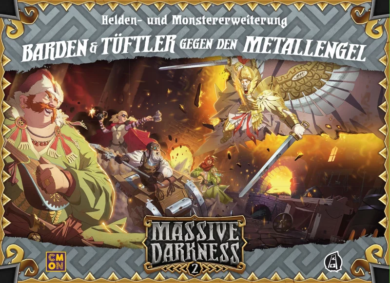 Cool Mini Or Not: Massive Darkness 2 – Barden & Tüftler gegen den Metallengel Erweiterung (Deutsch) (CMND0233)