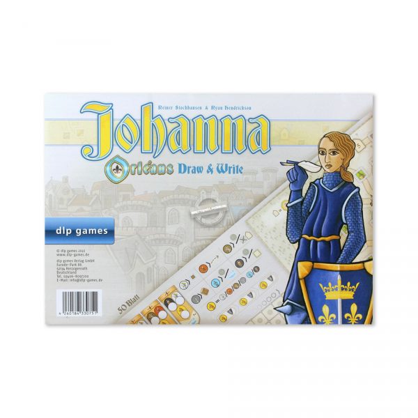 DLP Games: Johanna – Orléans Draw & Write – Extra Block (Erweiterung)