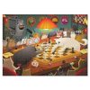 Exploding Kittens Puzzle: Cats Playing Chess (1000 Teile)