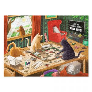 Exploding Kittens Puzzle: Cats in Quarantine (1000 Teile)