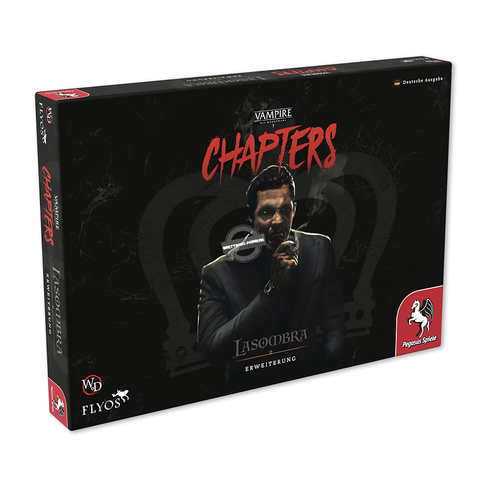 Pegasus Spiele & Flyos: Vampire – The Masquerade – Chapters Grundspiel  (Deutsch) - BRETTSPIEL-PIONIERE