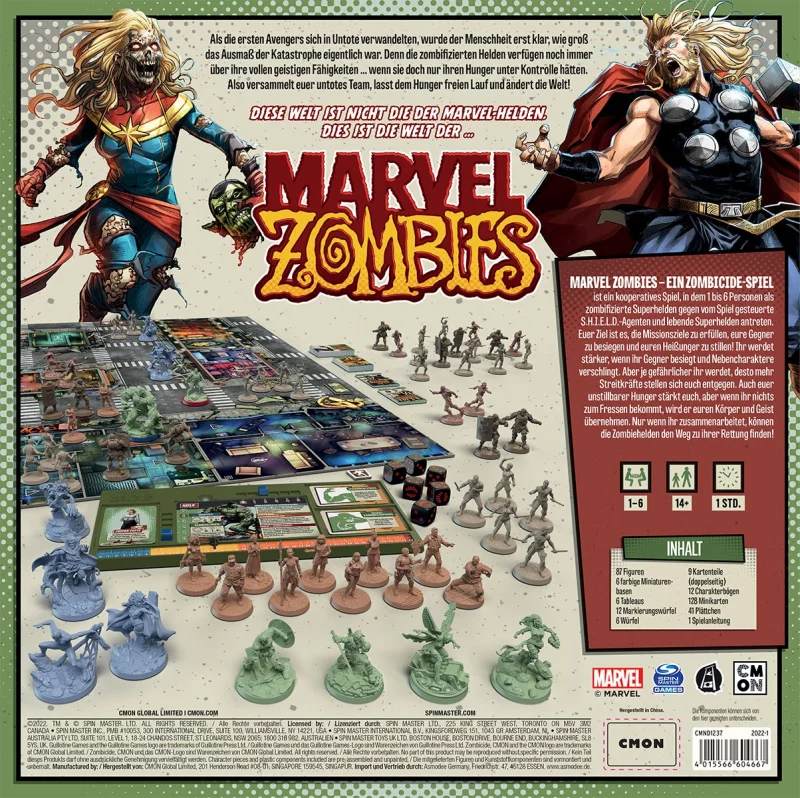 Cool Mini or Not: Marvel Zombies – Ein Zombicide-Spiel (Deutsch) (CMND1237)