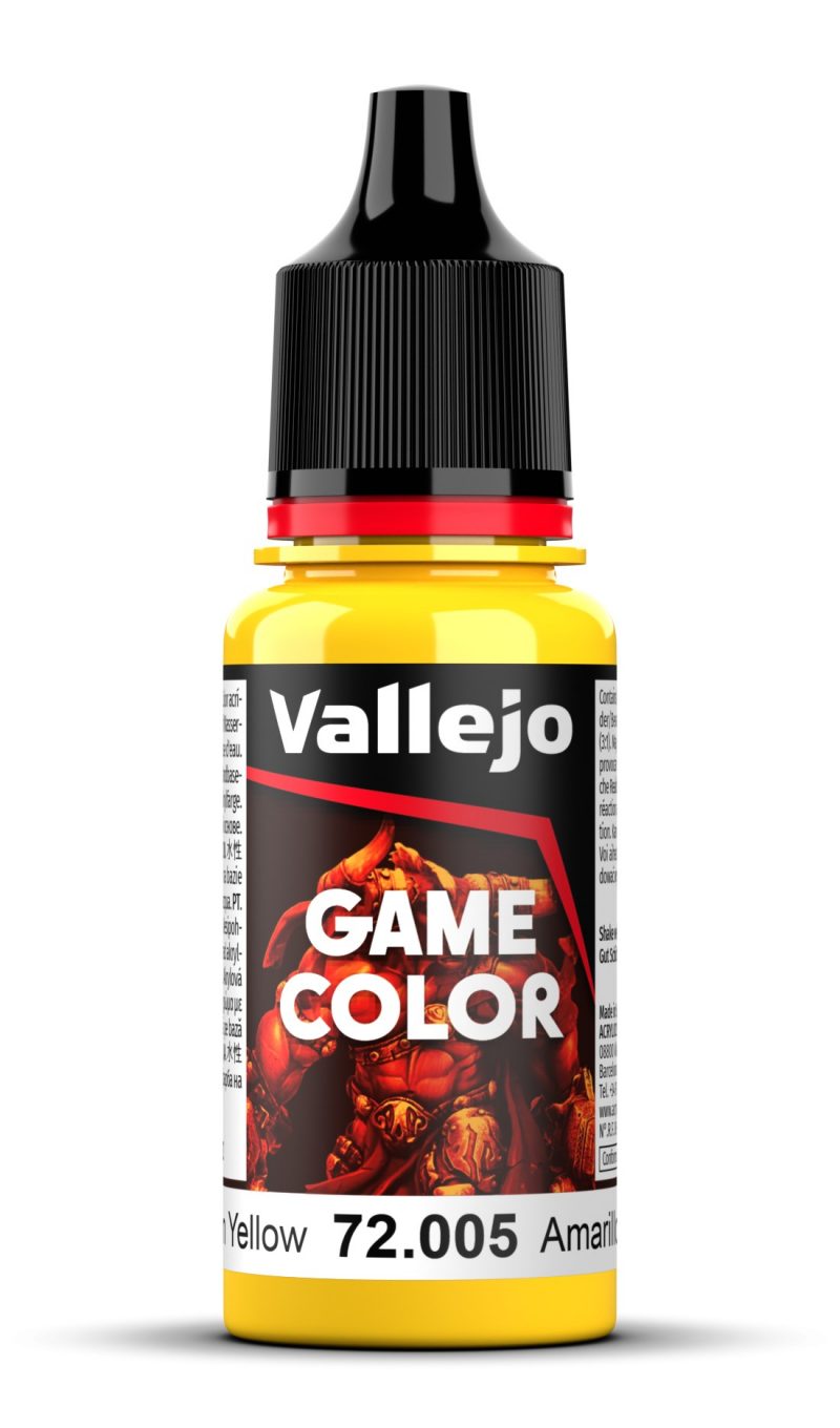 Acrylicos Vallejo: Game Color – Moon Yellow – 18 ml (72005)