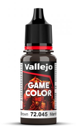 Acrylicos Vallejo: Game Color – Charred Brown – 18 ml (72045)