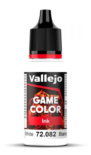 Acrylicos Vallejo: Game Color Ink – White – 18 ml (VA72082)