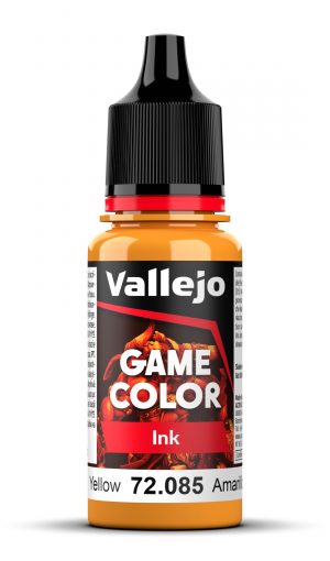 Acrylicos Vallejo: Game Color Ink – Yellow – 18 ml (VA72085)