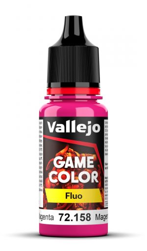 Acrylicos Vallejo: Game Color – Fluorescent Magenta – 18 ml (72158)