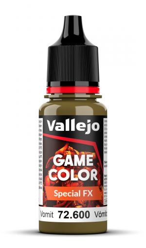 Acrylicos Vallejo: Game Color FX-Spezialeffekts – Vomit – 18 ml (72600)