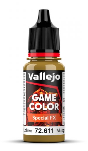 Acrylicos Vallejo: Game Color FX-Spezialeffekts – Moss and Lichen – 18 ml (72611)
