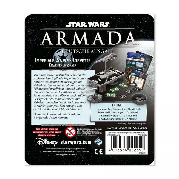 Fantasy Flight Games: Star Wars – Armada – Galaktisches Imperium - Imperiale Sturm-Korvette - Erweiterung (Deutsch)