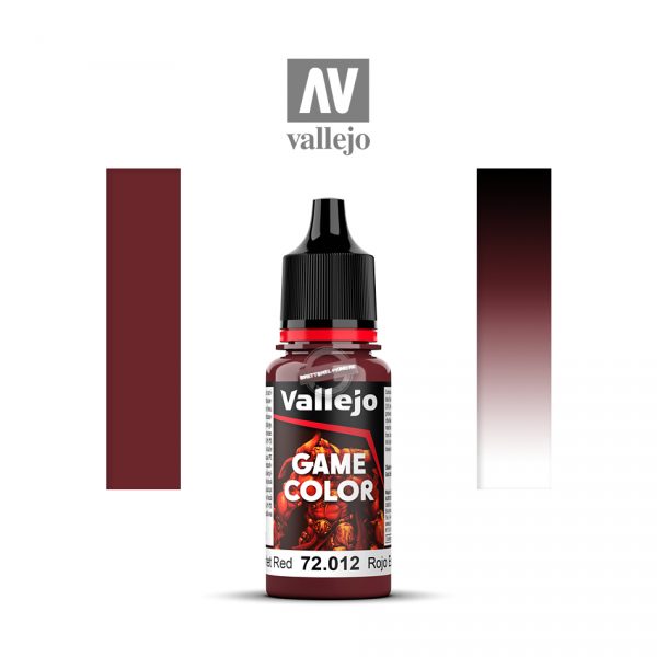 Acrylicos Vallejo: Game Color – Scarlet Red – 18 ml (VA72012)