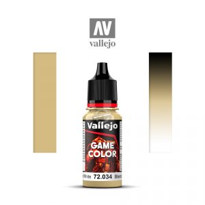 Acrylicos Vallejo: Game Color – Bone White – 18 ml (VA72034)