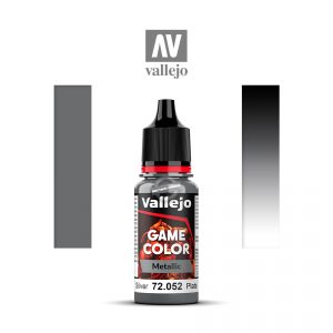 Acrylicos Vallejo: Game Color Metallic – Silver – 18 ml (VA72052)